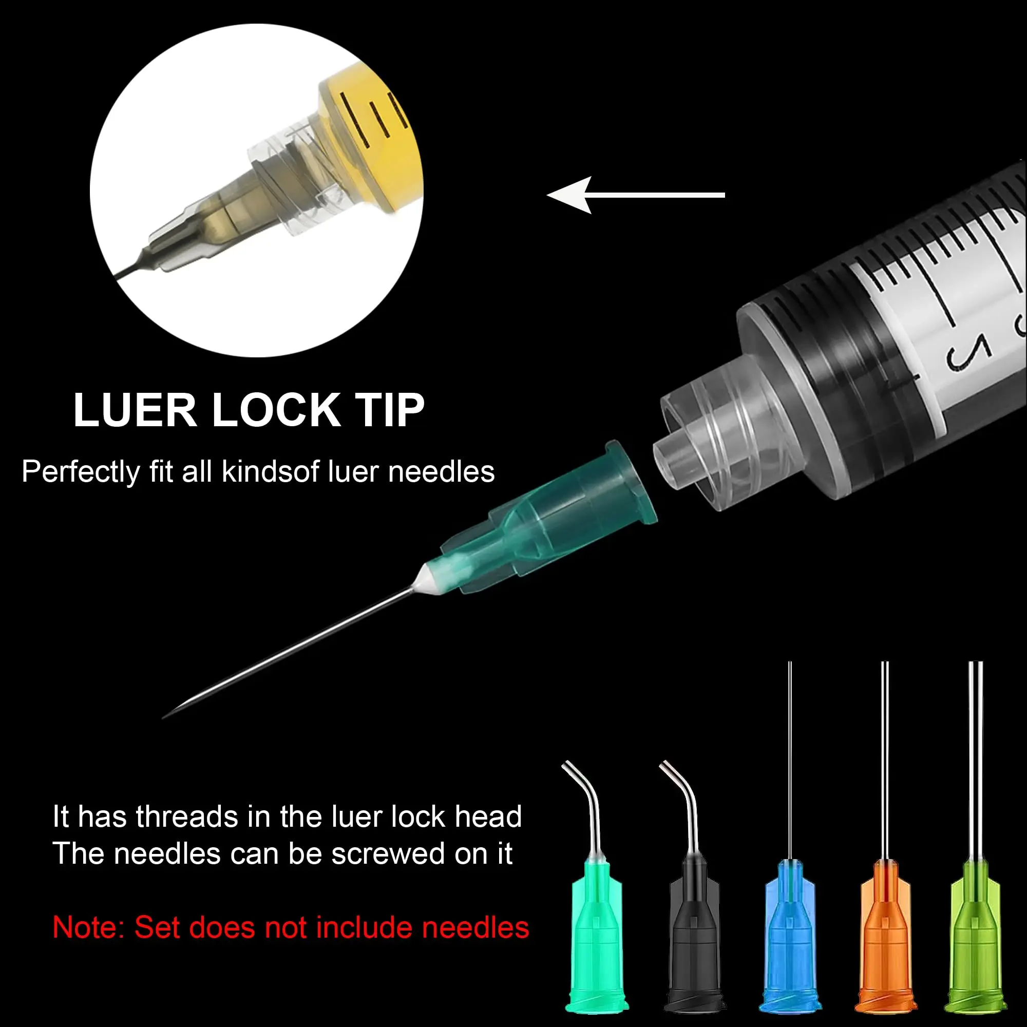 5-20Pcs 60ml Luer Lock Syringe - Baby Food Allergy Rash ulasan dan harga