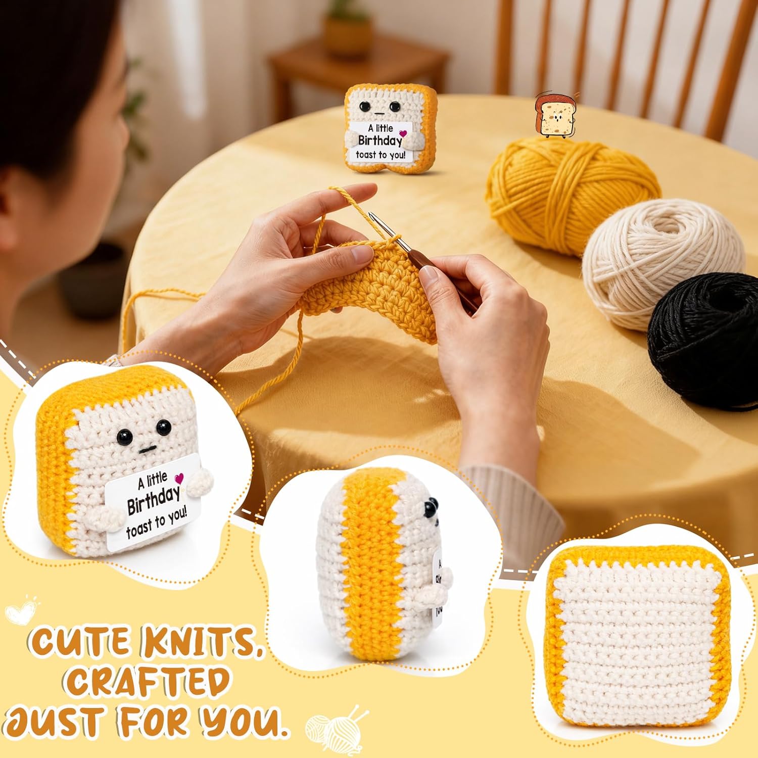 1 Piece of Fun Handmade Croche - Baby Xmas Food ulasan dan harga