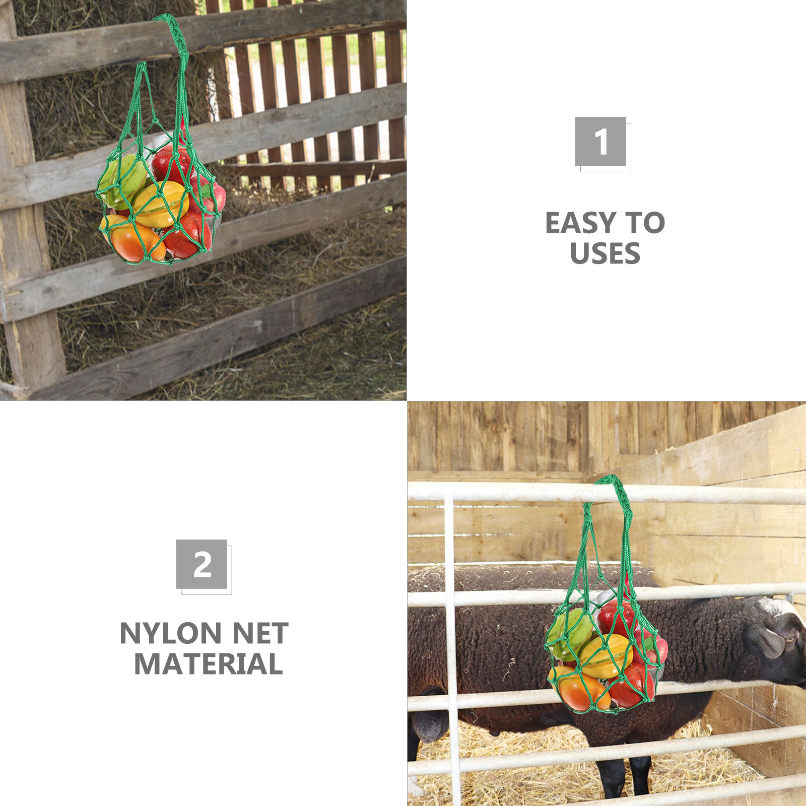 2Pcs Weather Resistant Nylon H - Mesh Feeder Bag ulasan dan harga