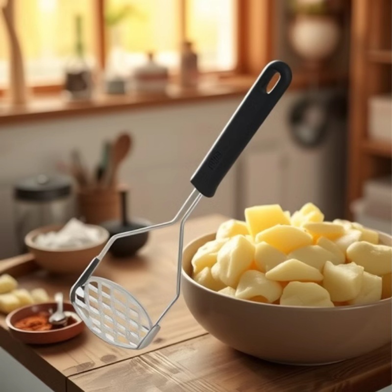 Stainless Steel Potato Pusher  - Baby Food Masher ulasan dan harga