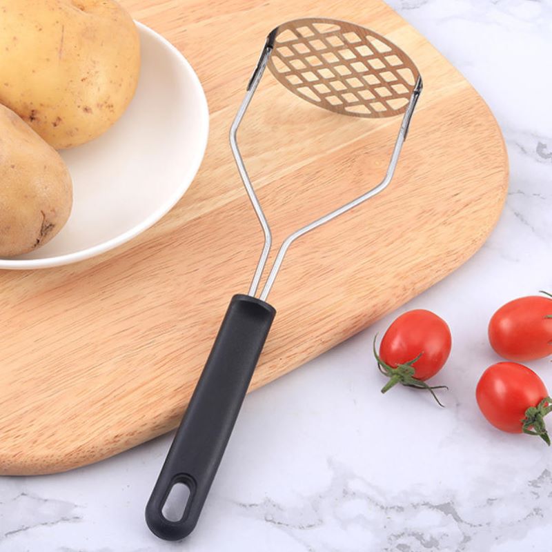 Stainless Steel Potato Pusher  - Baby Food Masher ulasan dan harga