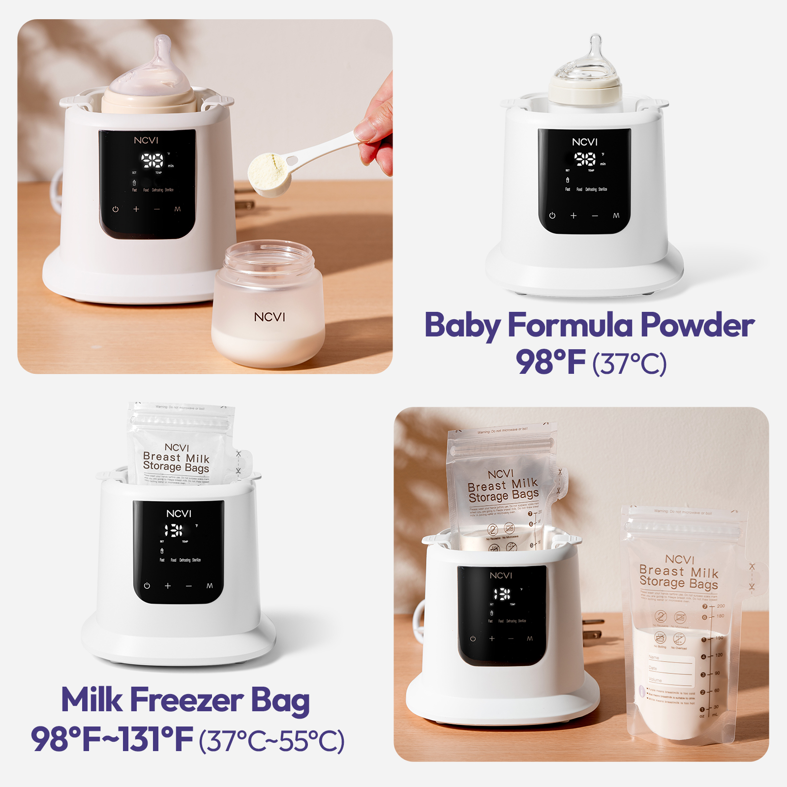 NCVI 8-in-1 Baby Bottle Warmer - Baby Food Allergy Rash ulasan dan harga