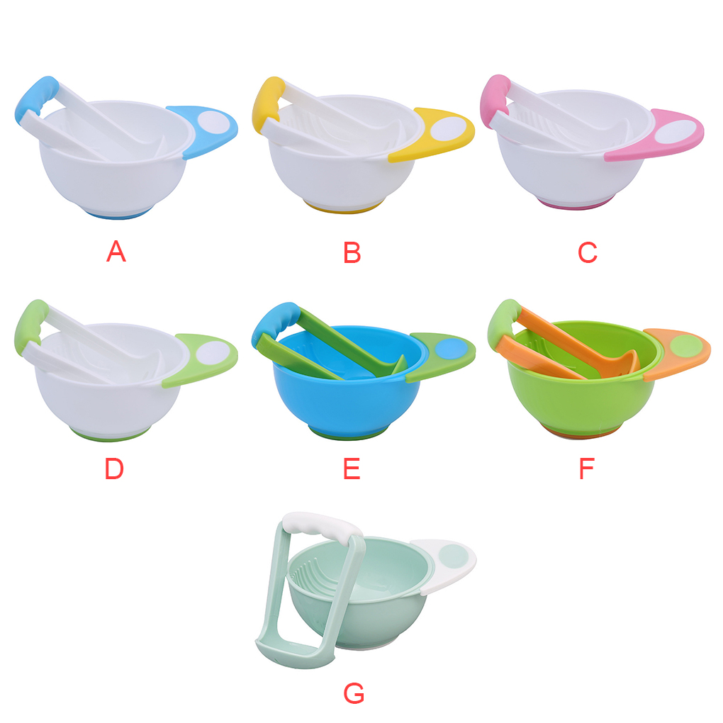 Baby Grinding Bowl Manual Kids - Baby Food Masher ulasan dan harga