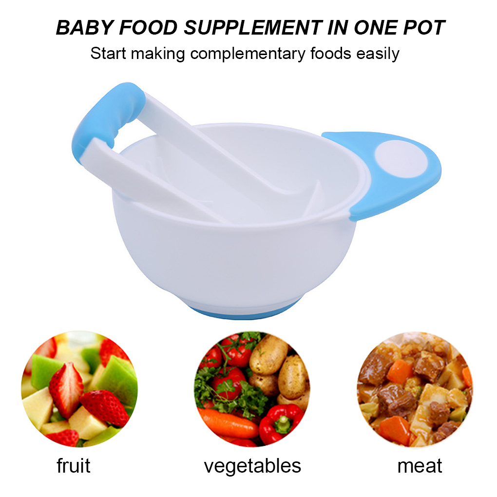 Baby Grinding Bowl Manual Kids - Baby Food Masher ulasan dan harga